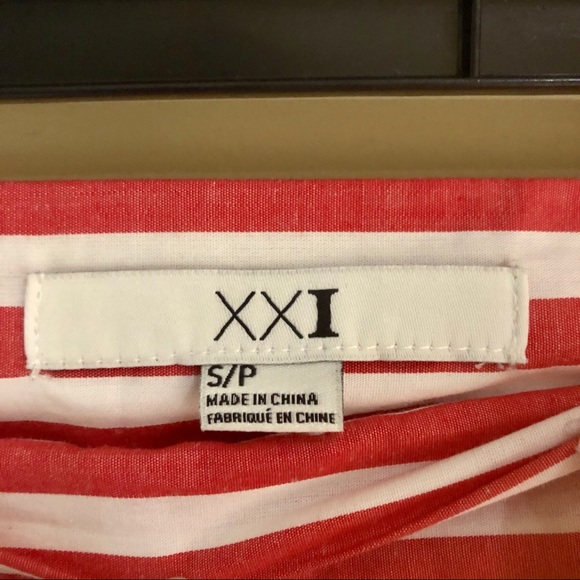 High Waist Belted Pink Stripe Miniskirt 💕 - Picture 6 of 7